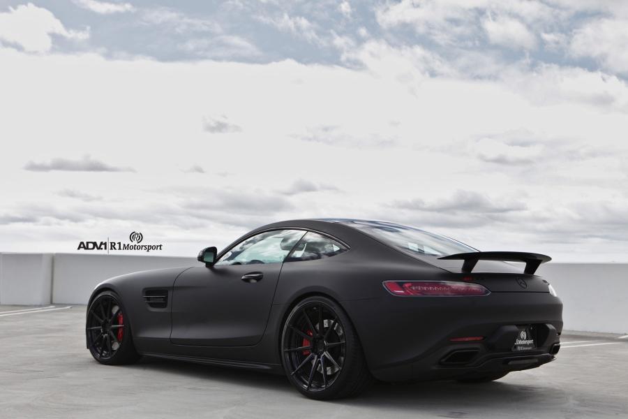  Mercedes-AMG GT S Matte Black by R1 Motorsport on ADV.1 Wheels (ADV10 M.V2 SL) 2017 года  (фото 5 из 6)